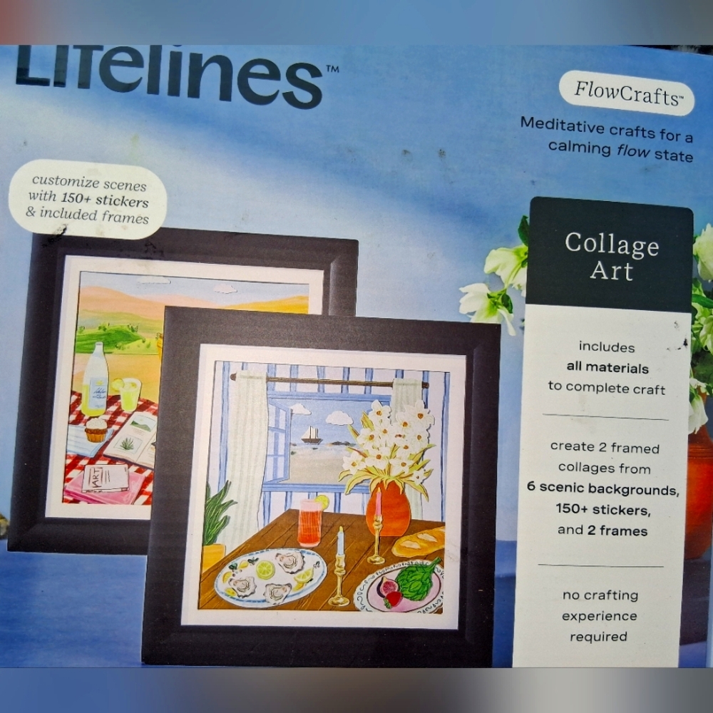 Collage Sticker Art Kit Lifelines Melissa & Doug Creator NIB Self Care Crafts